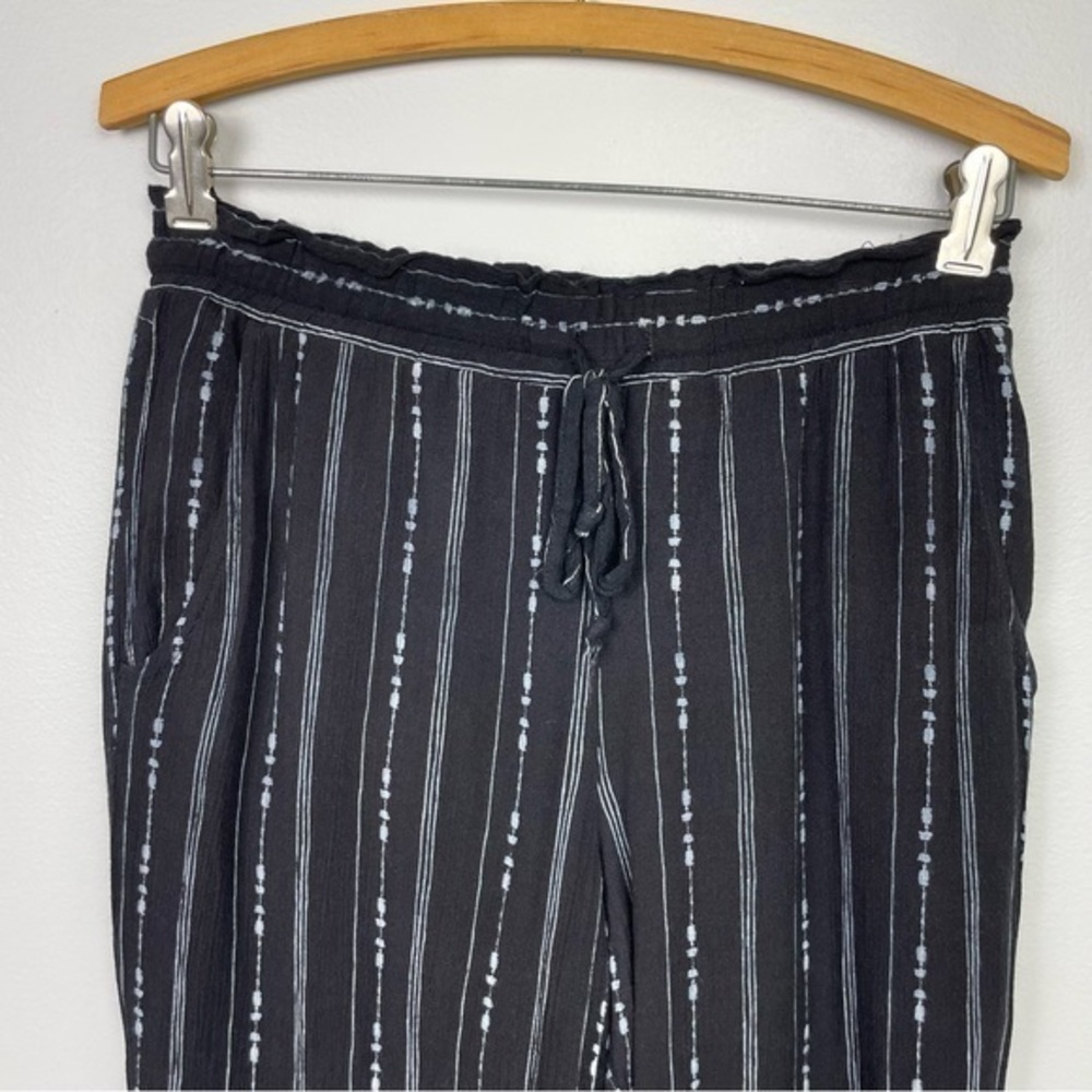 Allison Joy Corey Black Patterned Pants - Picture 4 of 17